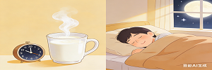 睡前喝牛奶助眠?